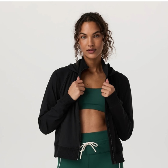 NWT Vuori Daily Jacket Black XS  Zip-Up Hoodie - Picture 6 of 6